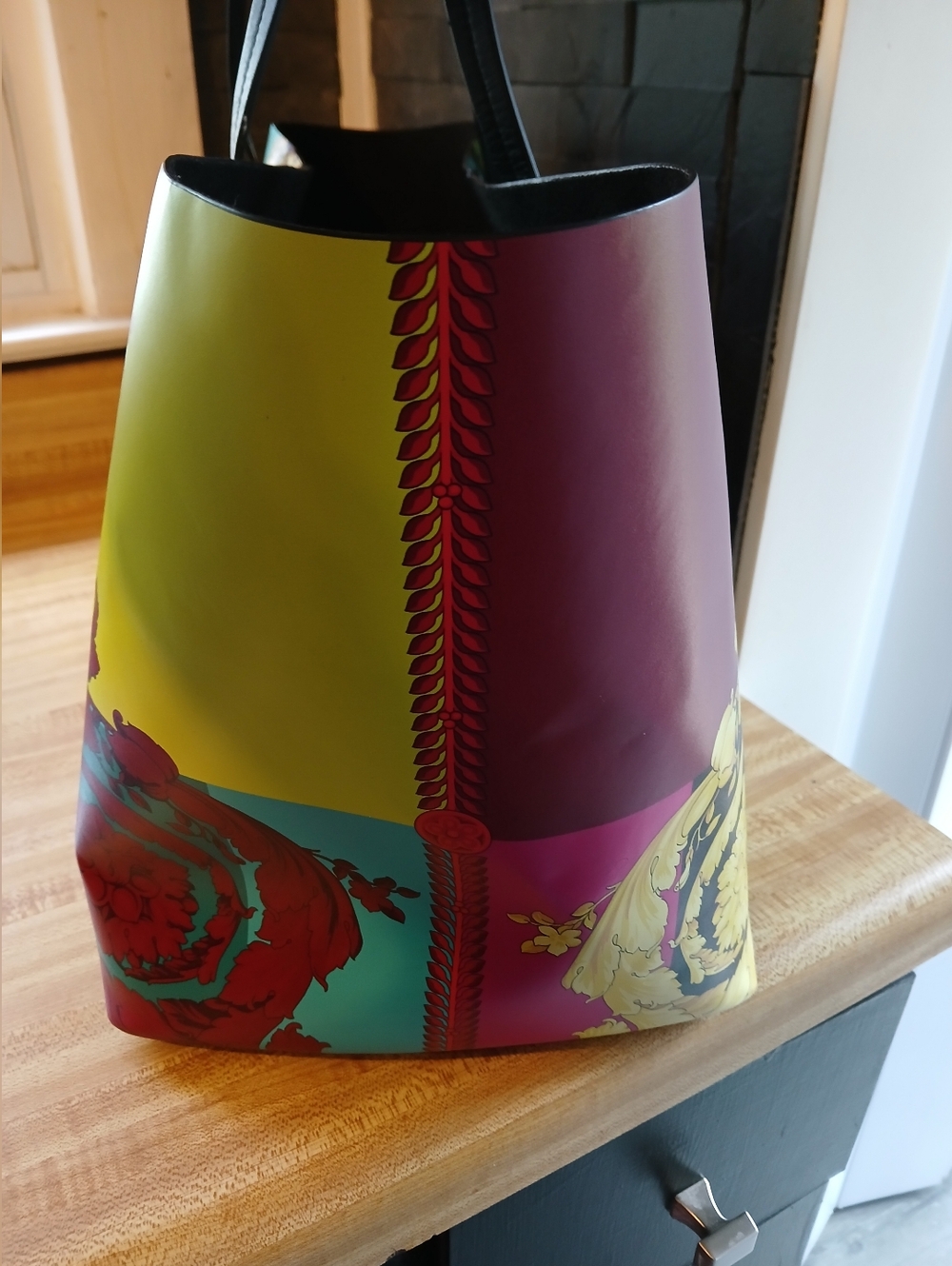 Versace EUC Large Tote & Wristlet - Picture 6 of 8